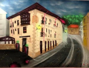 Accésit laredano VIII Concurso Pintura "Puebla Vieja de Laredo"